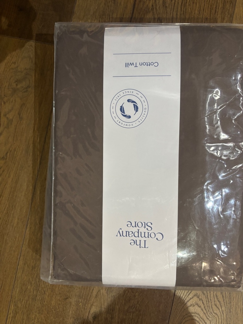 NWT The Company Store Coffee Brushed Cotton Duvet King - Picture 8 of 8